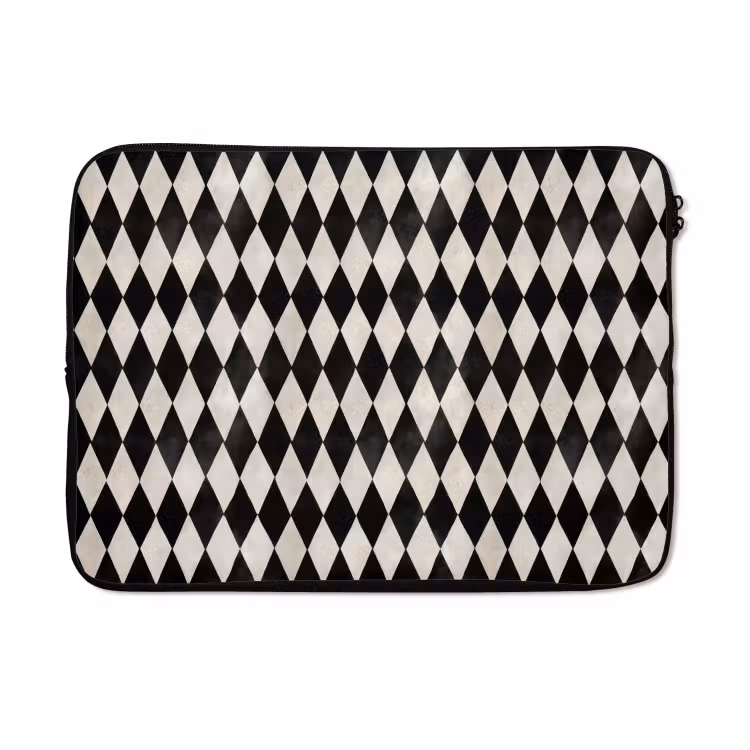 Laptophoes - Klassiek - Patroon - Zwart — 5