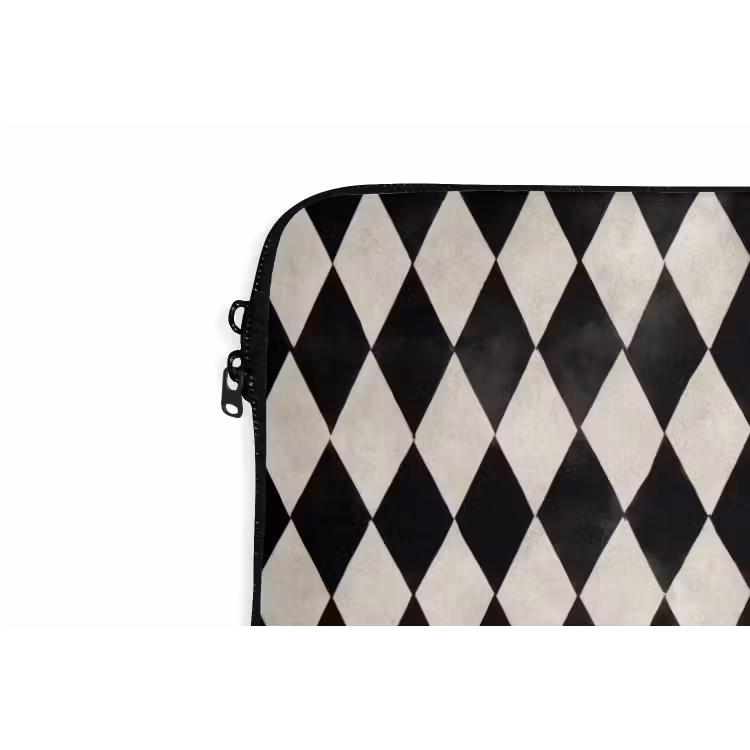 Laptophoes - Klassiek - Patroon - Zwart — 6