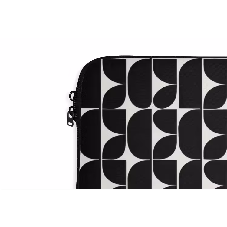 Laptophoes - Modern - Geometrisch - Zwart — 6