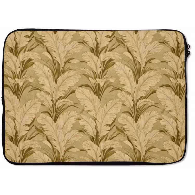 Laptophoes - Palmbladeren - Klassiek - Groen — 1