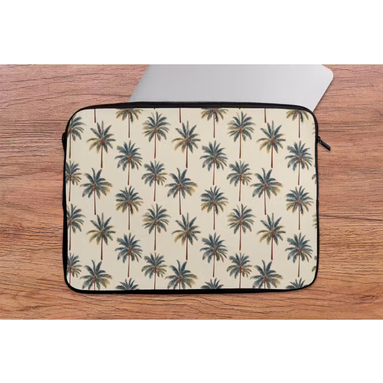 Laptophoes - Palmbomen - Tropisch - Groen — 2