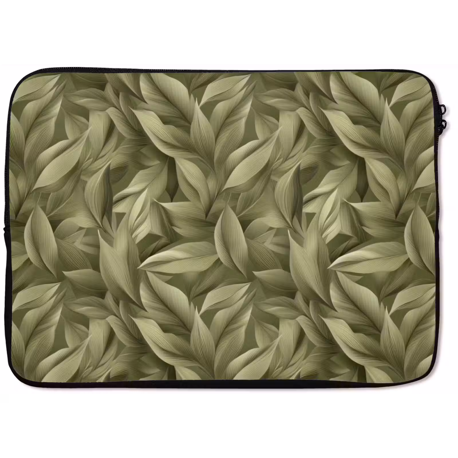 Laptophoes - Bladeren - Modern - Groen — 1