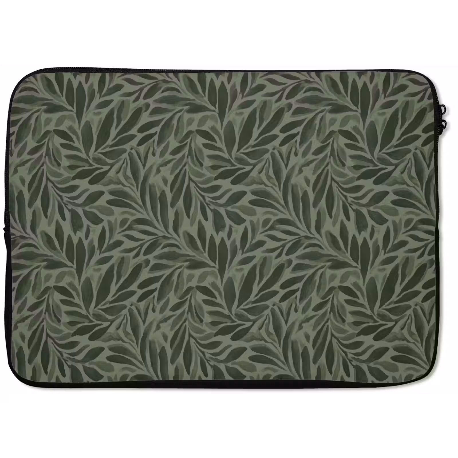 Laptophoes - Bladeren - Organisch - Groen — 1