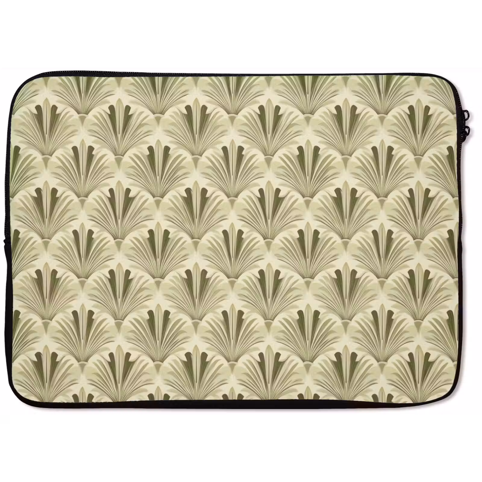 Laptophoes - Klassiek - Waaier - Groen — 1