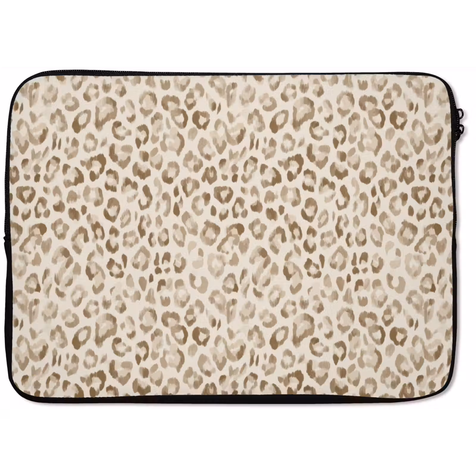 Laptophoes - Luipaard - Klassiek - Beige — 1