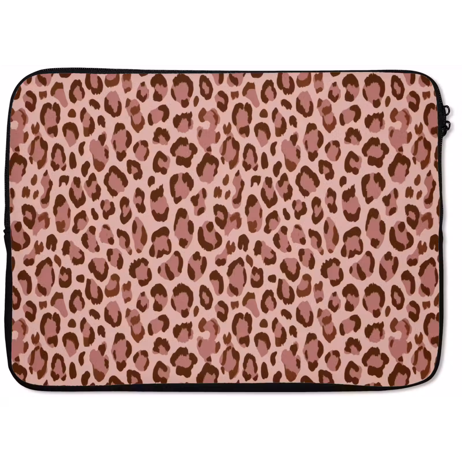 Laptophoes - Luipaard - Patroon - Roze — 1