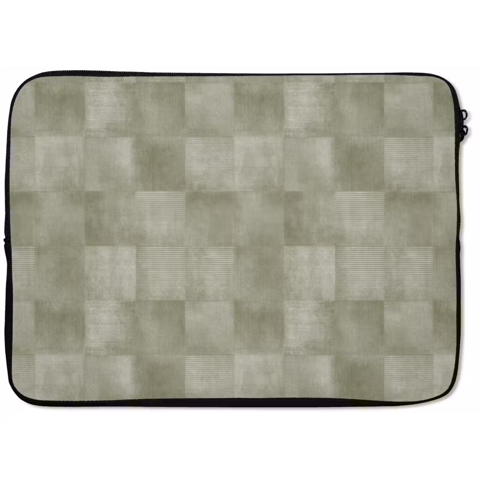 Laptophoes - Vlakken - Rustiek - Groen — 1