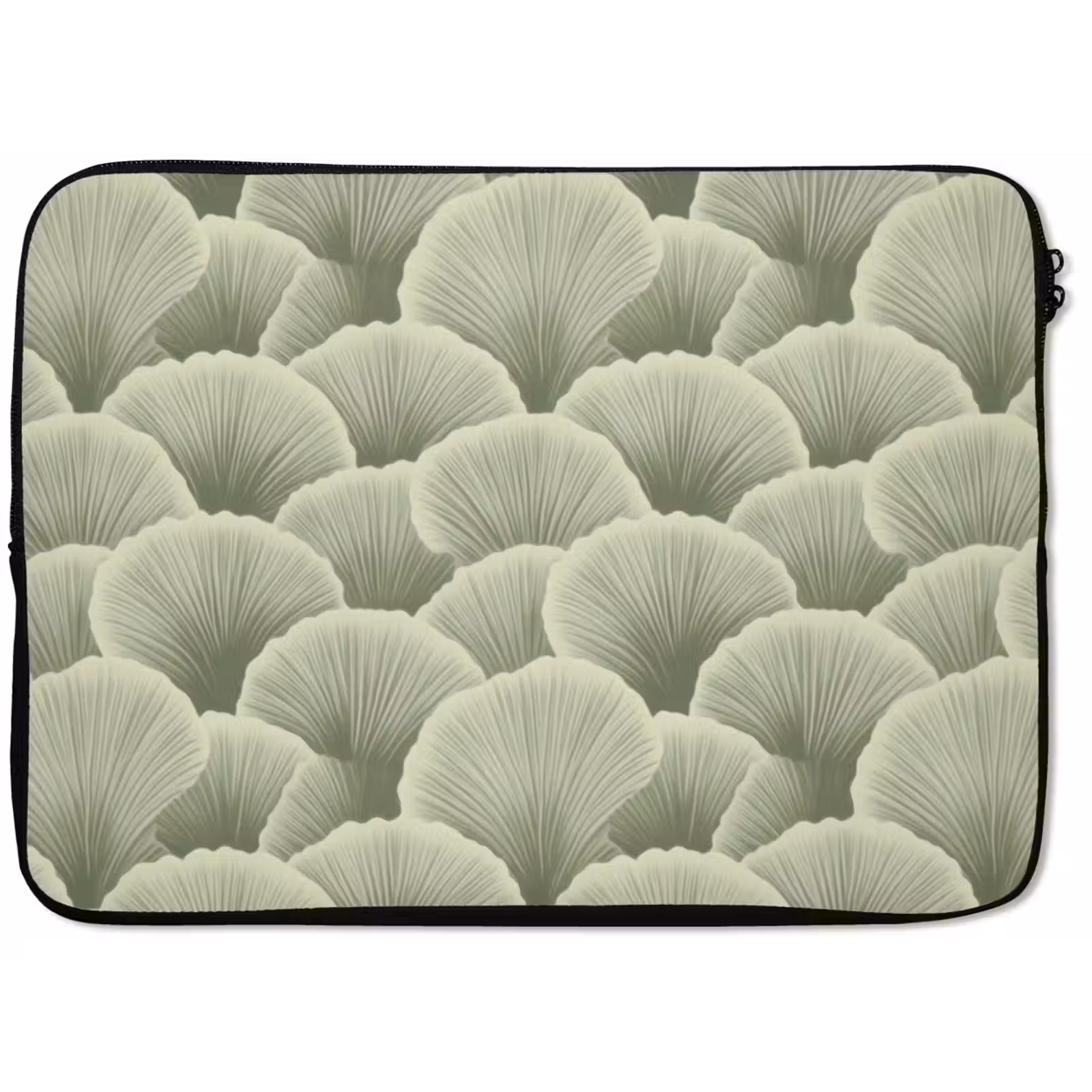 Laptophoes - Waaier - Blad - Groen — 1