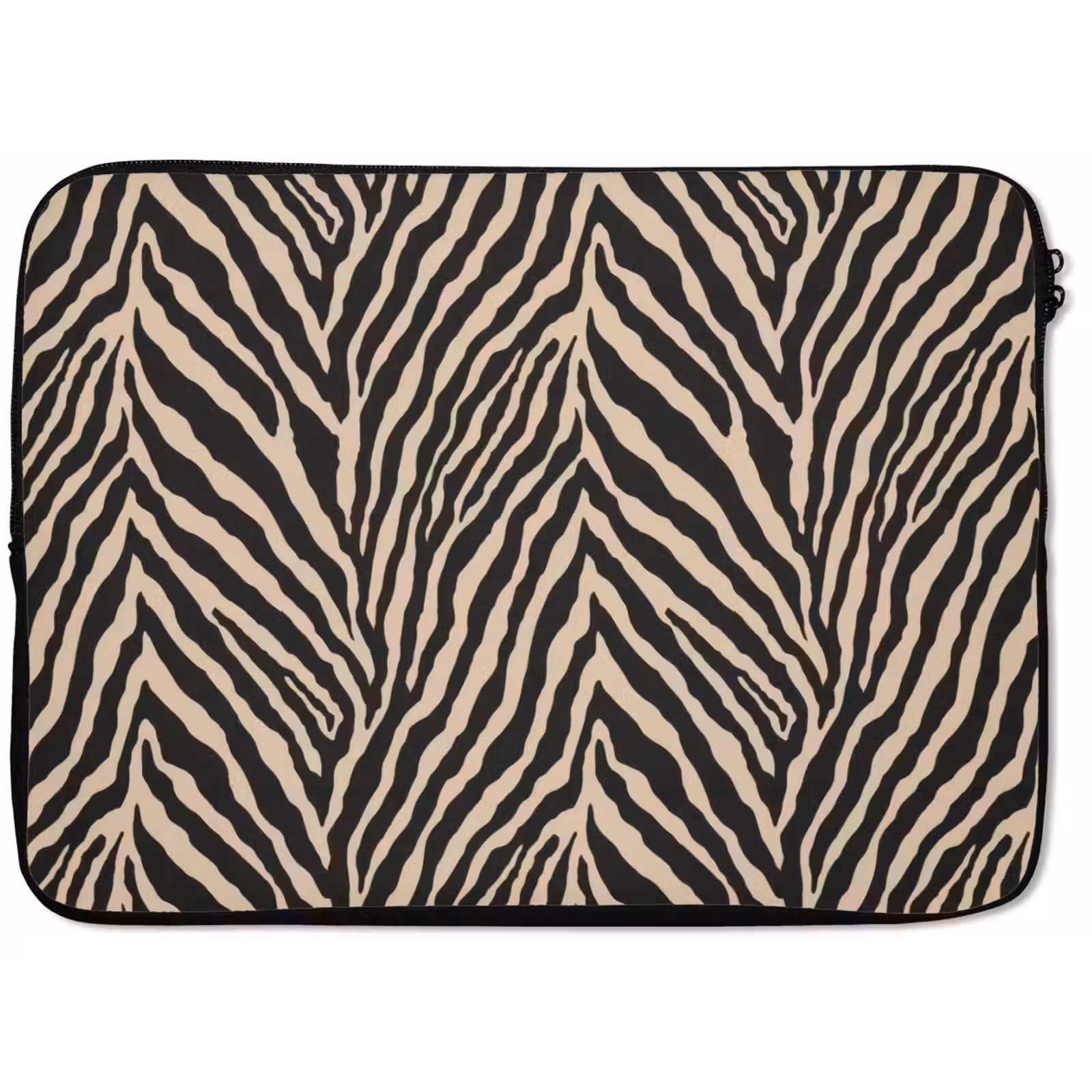 Laptophoes - Zebra - Klassiek - Zwart — 1
