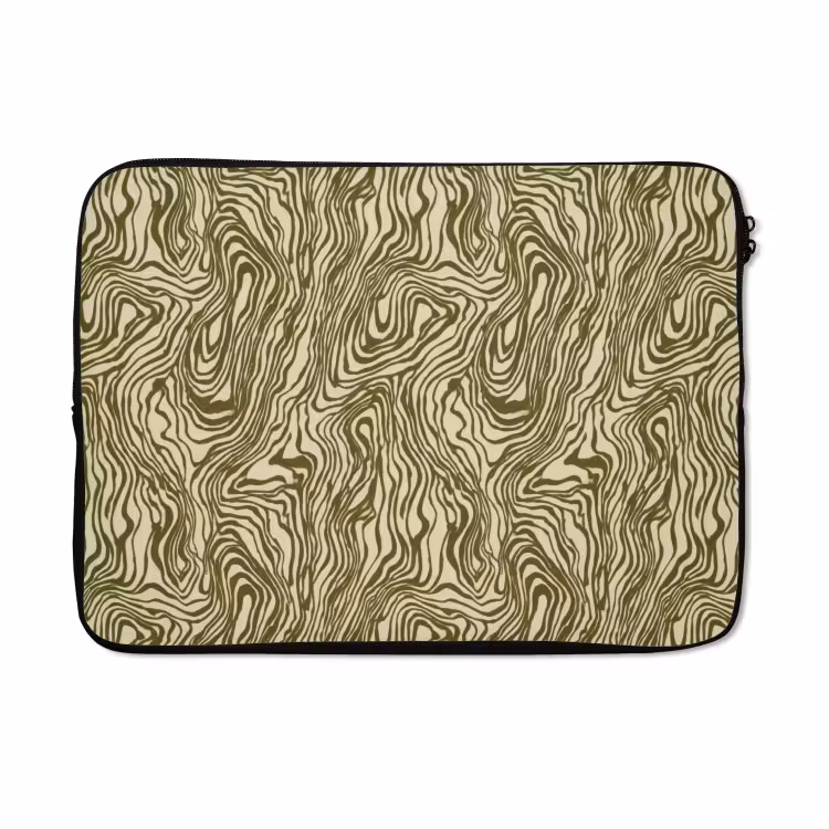 Laptophoes - Abstract - Marmer - Groen — 5