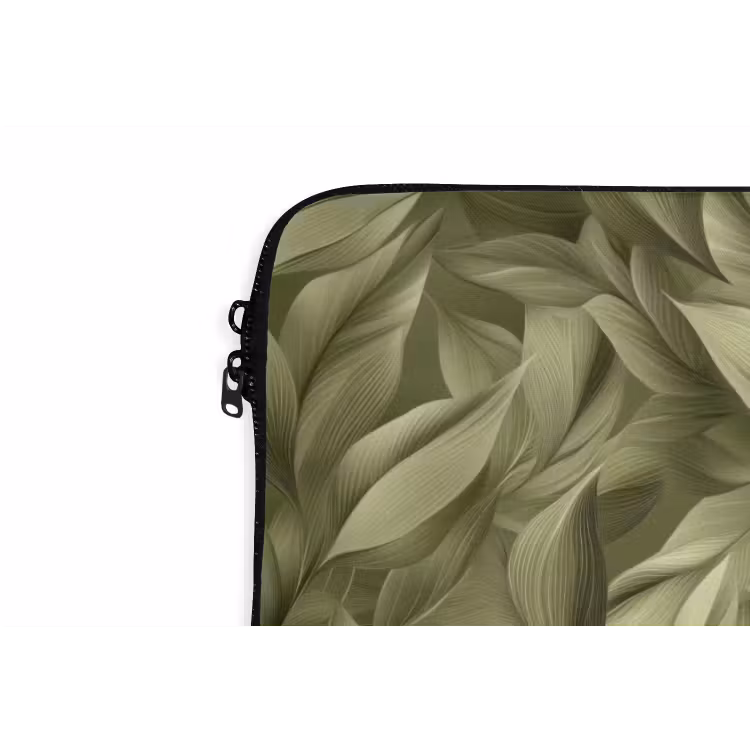 Laptophoes - Bladeren - Modern - Groen — 6