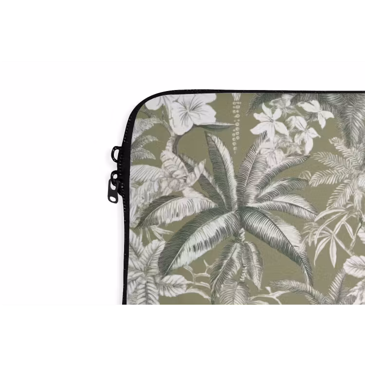 Laptophoes - Botanisch - Bloemen - Groen — 6