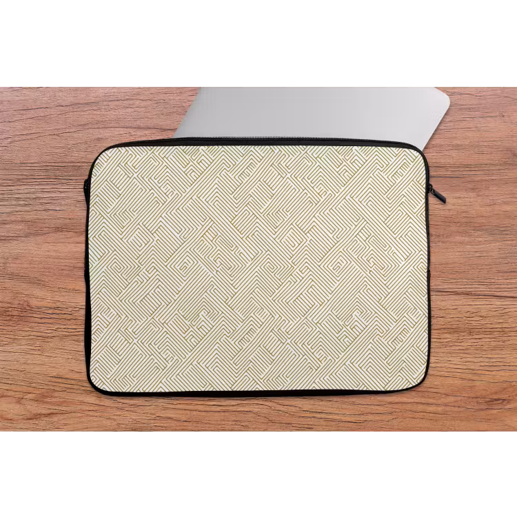 Laptophoes - Geometrisch - Lijnen - Groen — 2