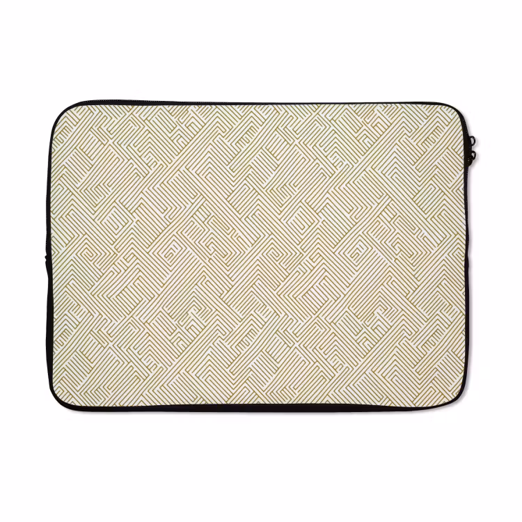 Laptophoes - Geometrisch - Lijnen - Groen — 5