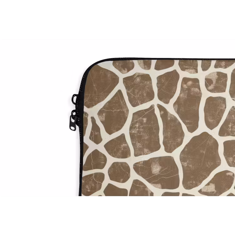 Laptophoes - Giraf - Klassiek - Bruin — 6