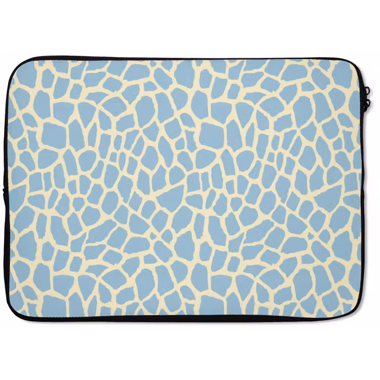 Laptophoes - Giraf - Modern - Blauw — 1