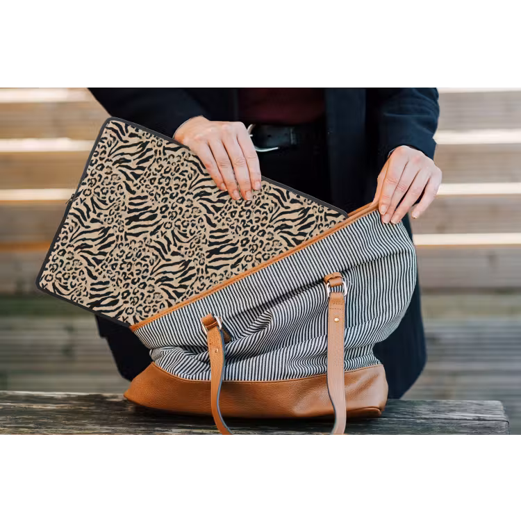 Laptophoes - Giraf - Zebra - Motief - Bruin — 4