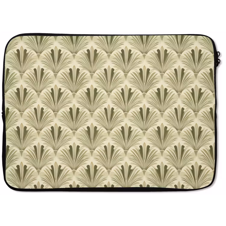 Laptophoes - Klassiek - Waaier - Groen — 1