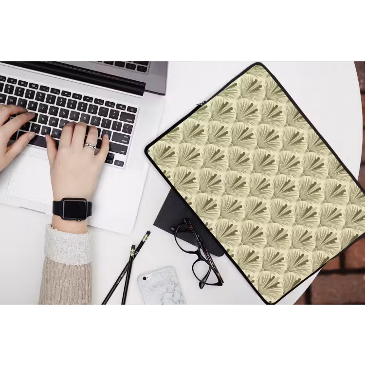 Laptophoes - Klassiek - Waaier - Groen — 3