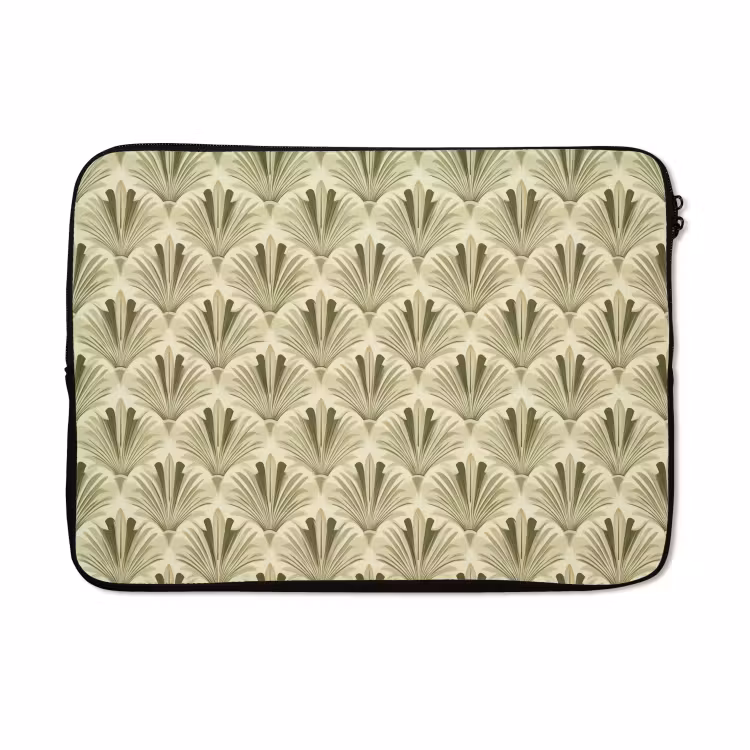 Laptophoes - Klassiek - Waaier - Groen — 5
