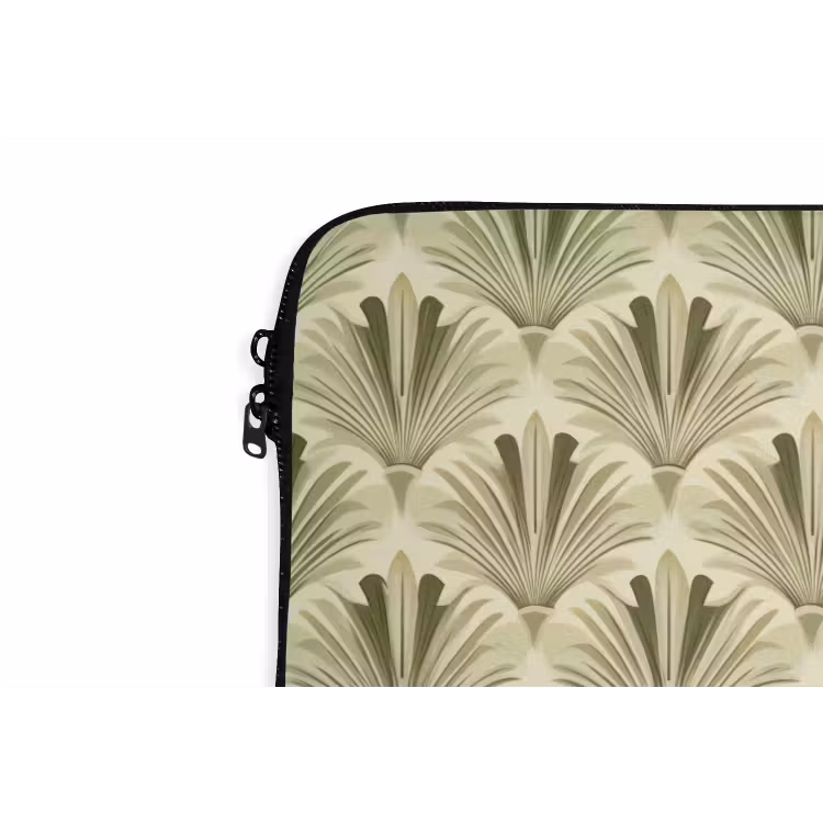 Laptophoes - Klassiek - Waaier - Groen — 6