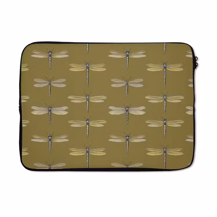 Laptophoes - Libellen - Patroon - Groen — 5