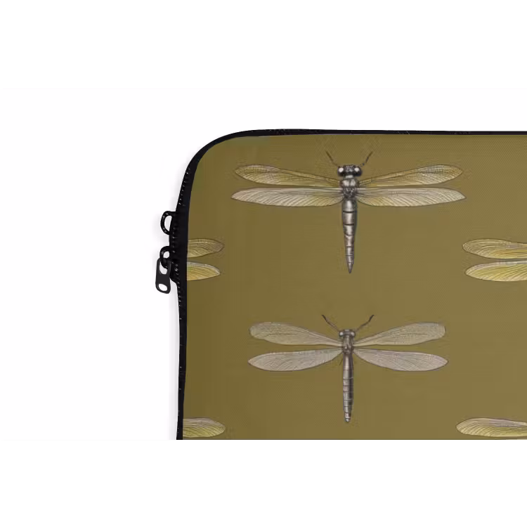Laptophoes - Libellen - Patroon - Groen — 6