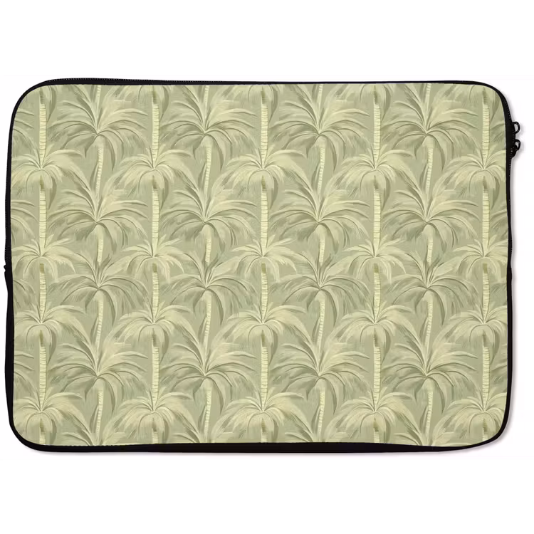 Laptophoes - Palmwoud - Tropisch - Groen — 1