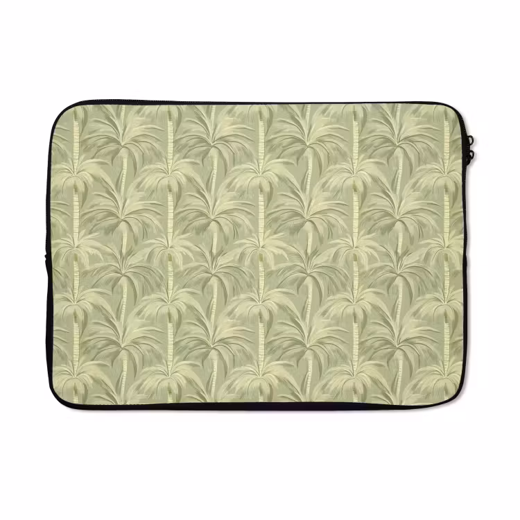 Laptophoes - Palmwoud - Tropisch - Groen — 5