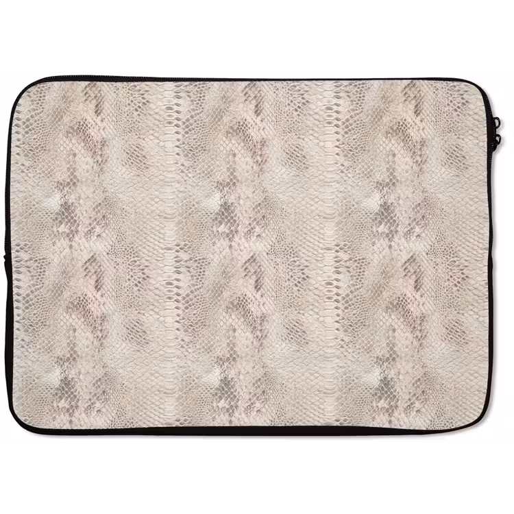 Laptophoes - Slang - Patroon - Beige — 1