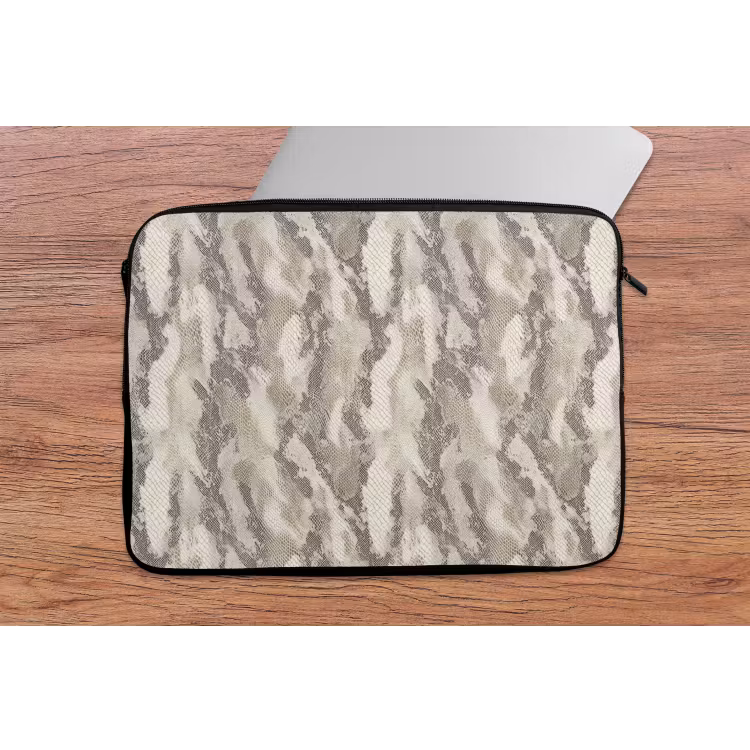 Laptophoes - Slang - Patroon - Taupe — 2