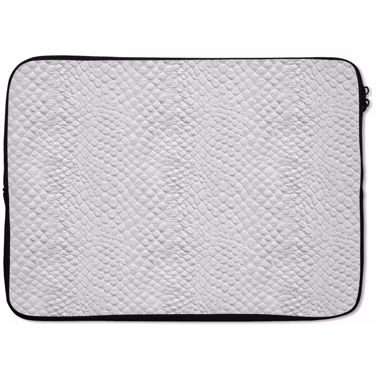 Laptophoes - Slang - Patroon - Wit — 1