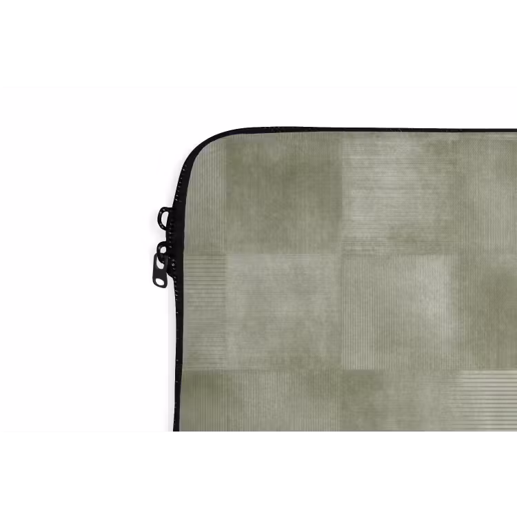 Laptophoes - Vlakken - Rustiek - Groen — 6