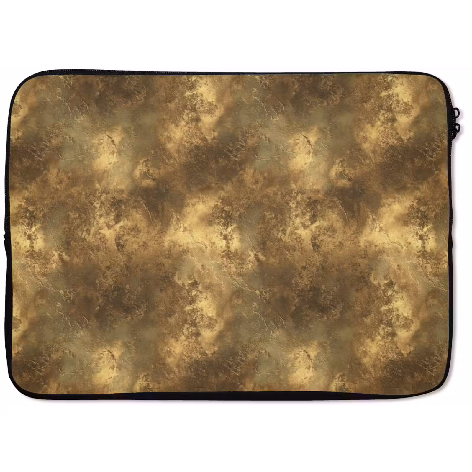 Laptophoes - Antiek - Metaallook - Goud — 1