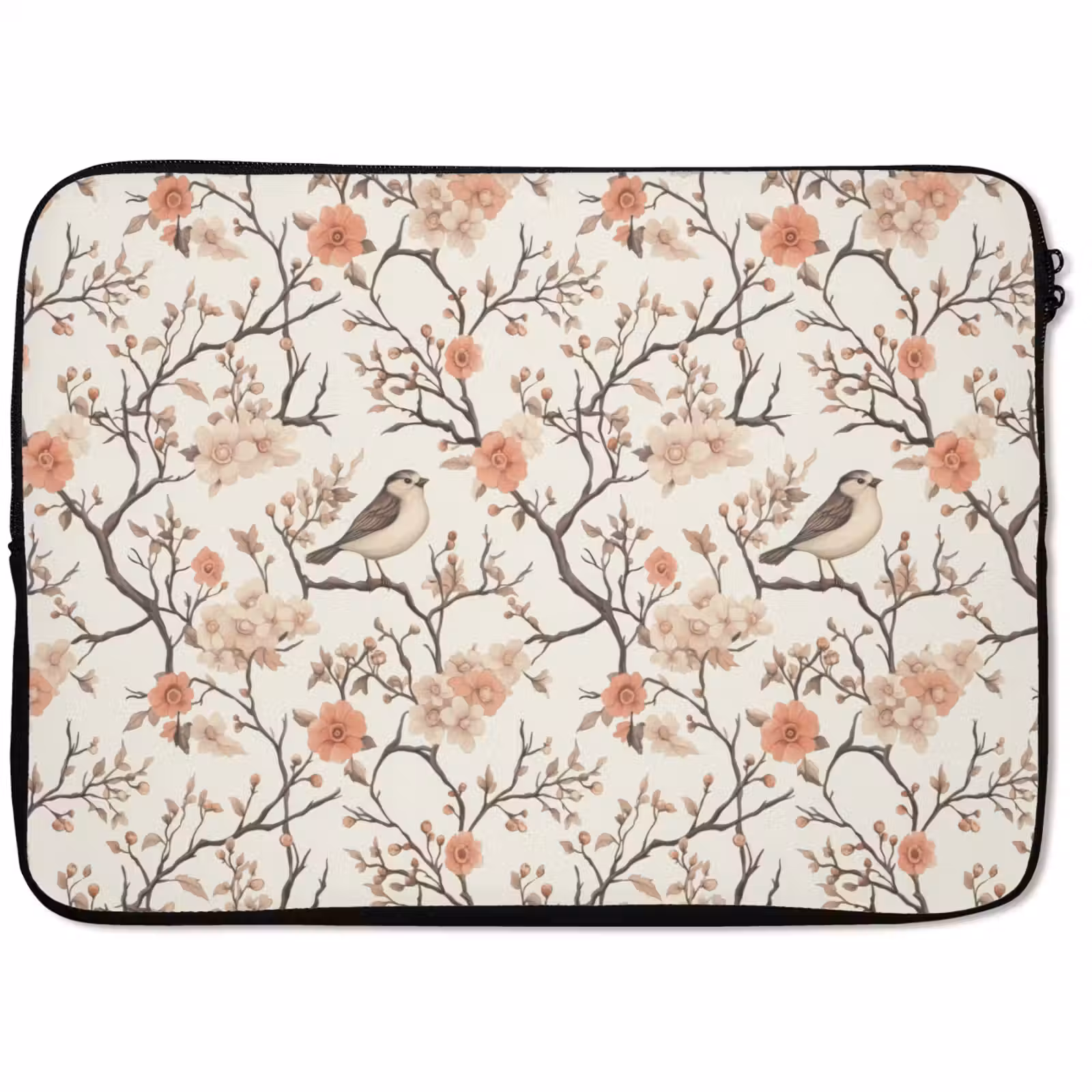 Laptophoes - Kersenbloesem - Mus - Roze — 1