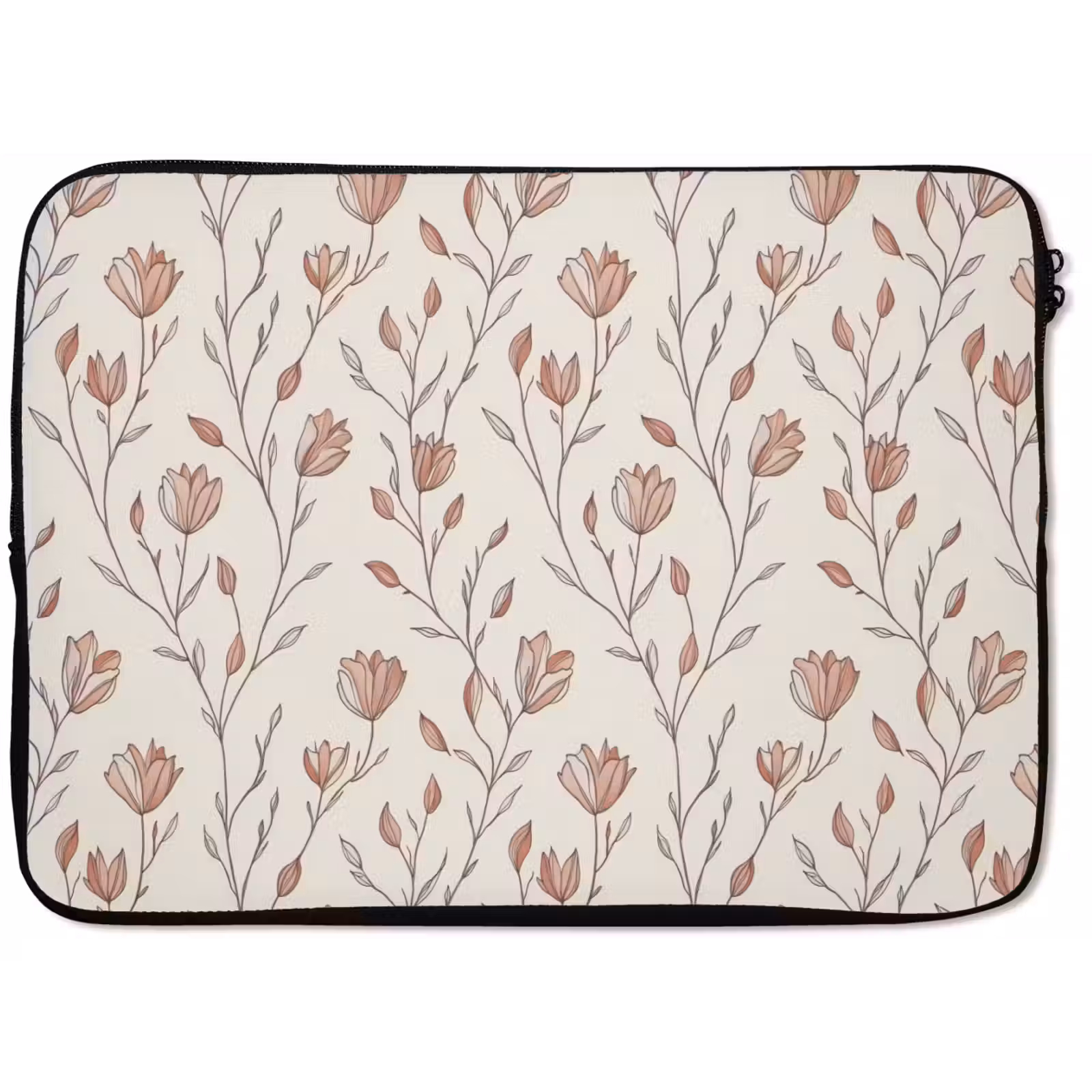 Laptophoes - Patroon - Klassiek - Roze — 1