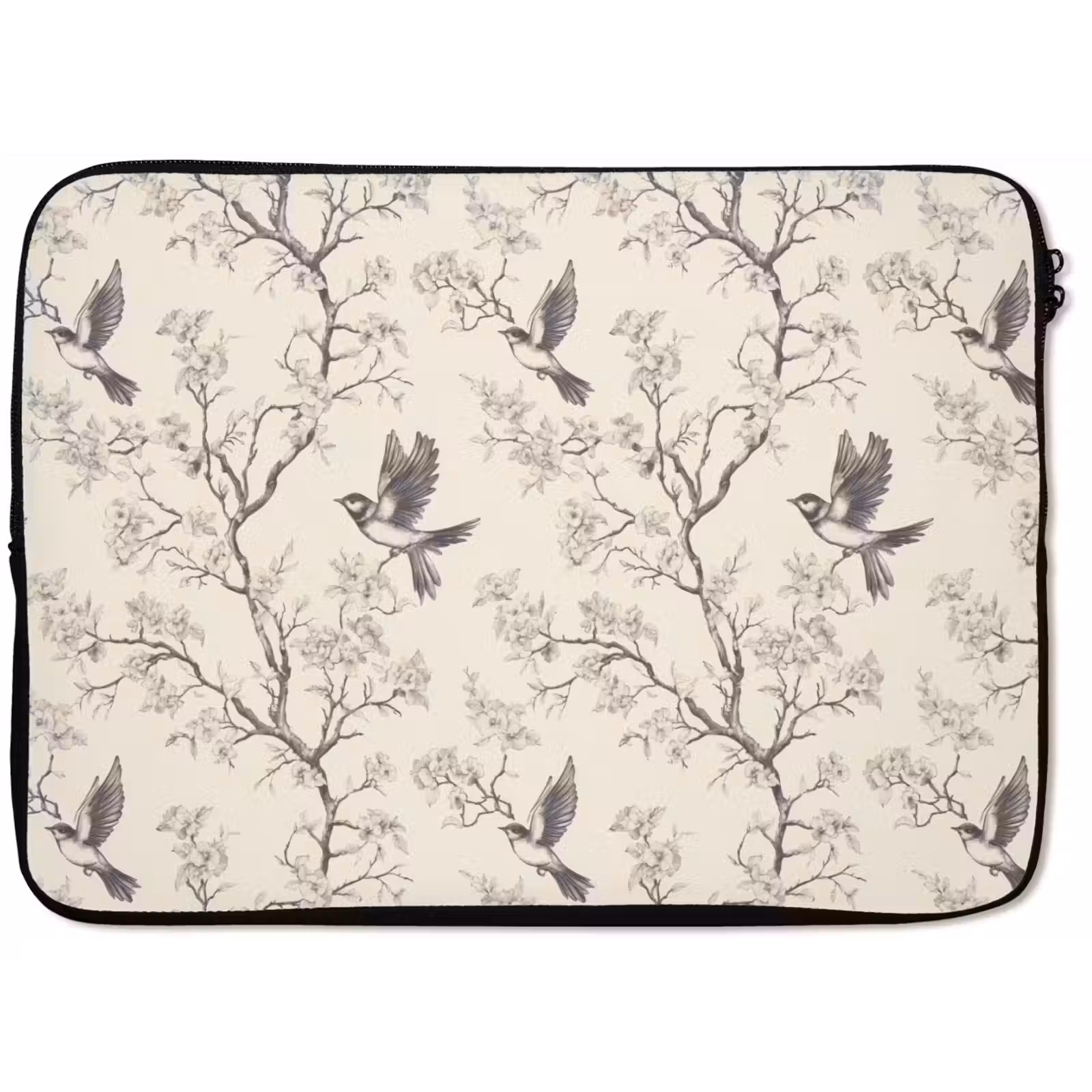Laptophoes - Takken - Vogels - Beige — 1