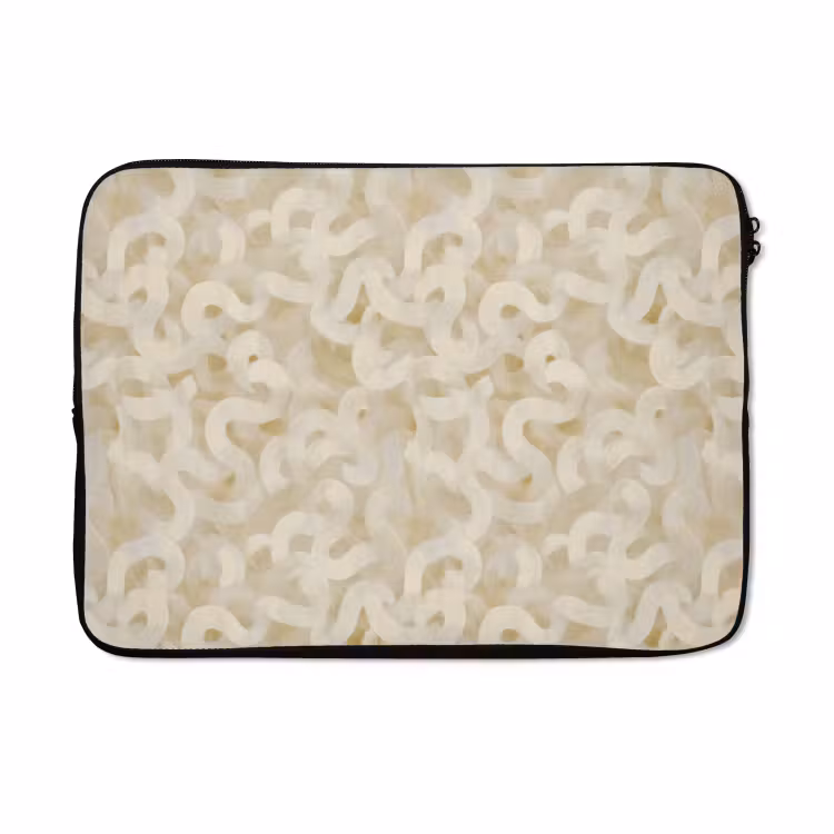 Laptophoes - Abstract - Lijnen - Beige — 5