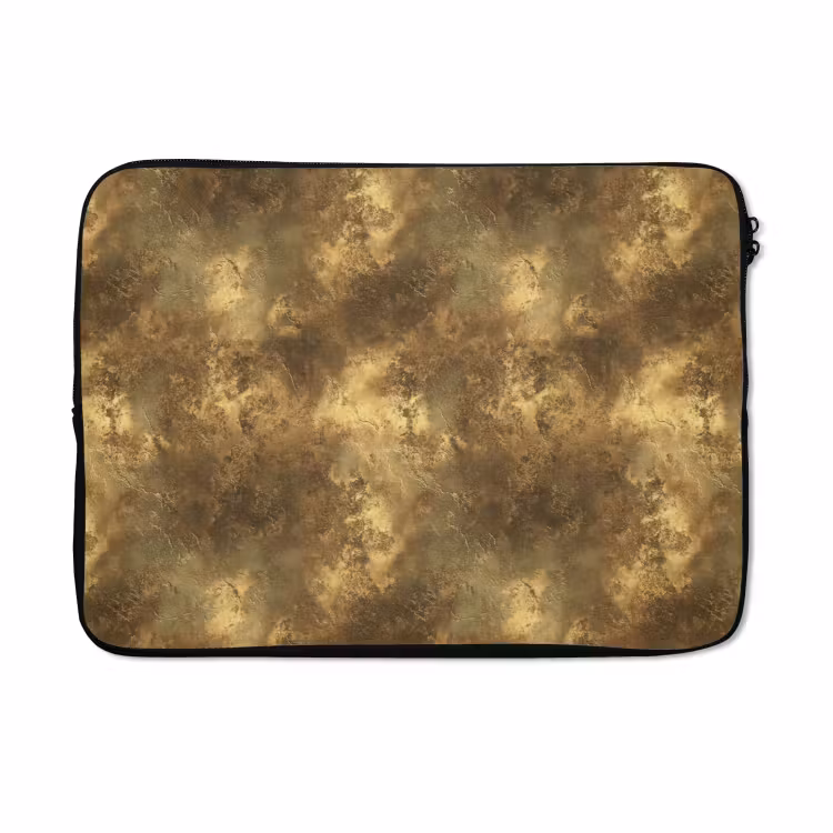 Laptophoes - Antiek - Metaallook - Goud — 5