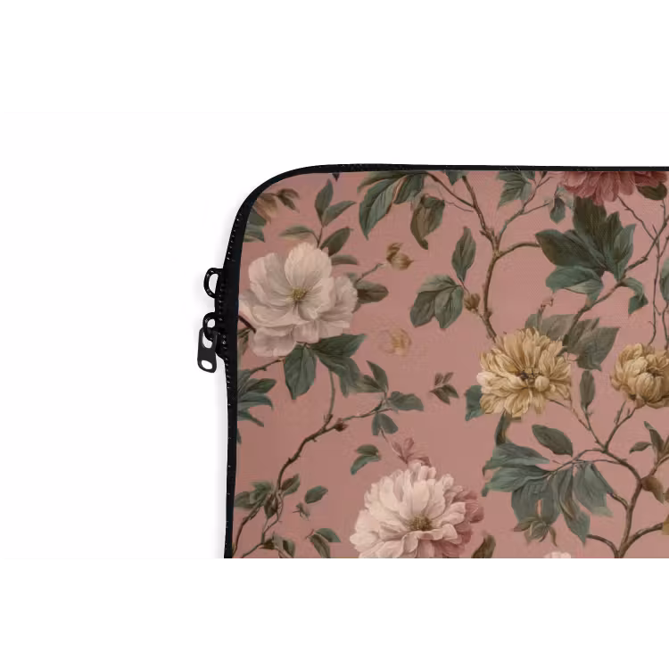 Laptophoes - Bloemen - Klassiek - Roze — 6