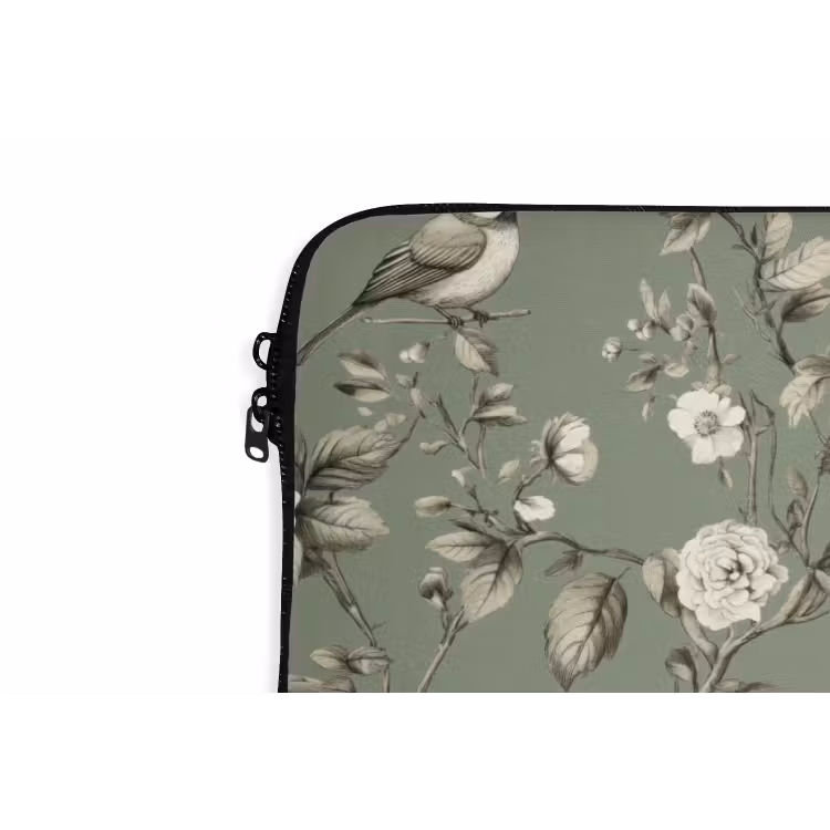 Laptophoes - Botanisch - Vogels - Groen — 6