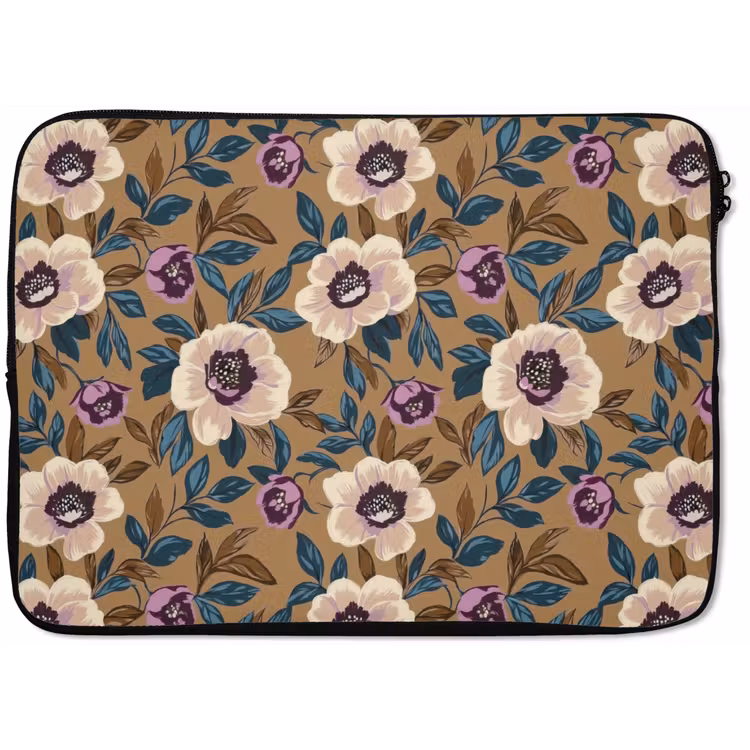 Laptophoes - Floraal - Stilleven - Kleurrijk — 1