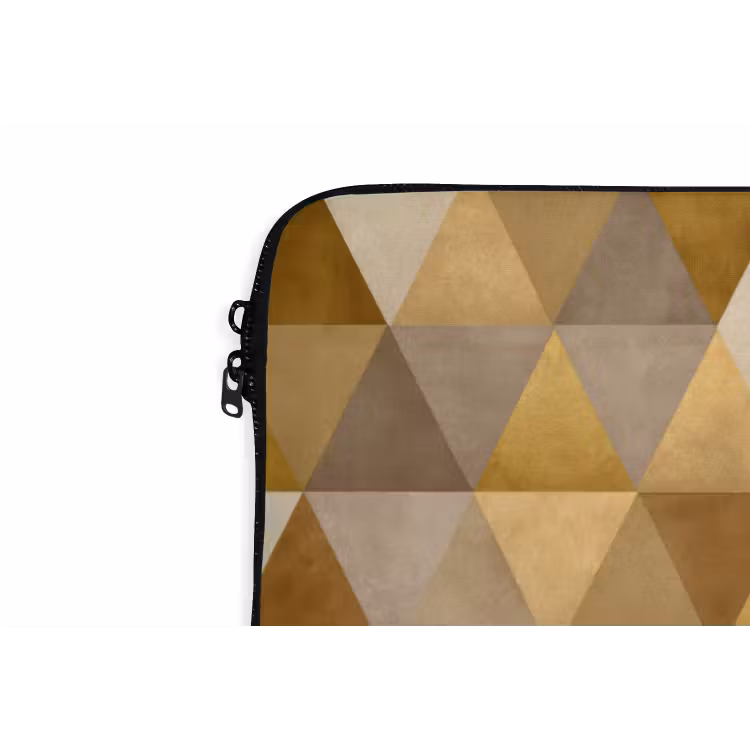 Laptophoes - Geometrisch - Driehoek - Goud — 6