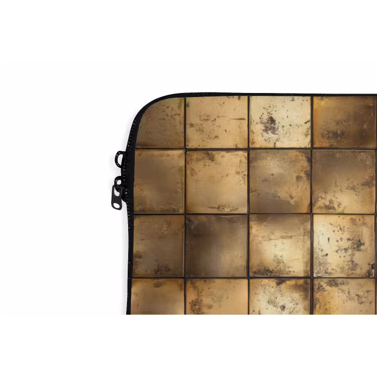 Laptophoes - Geometrisch - Tegels - Goud — 6
