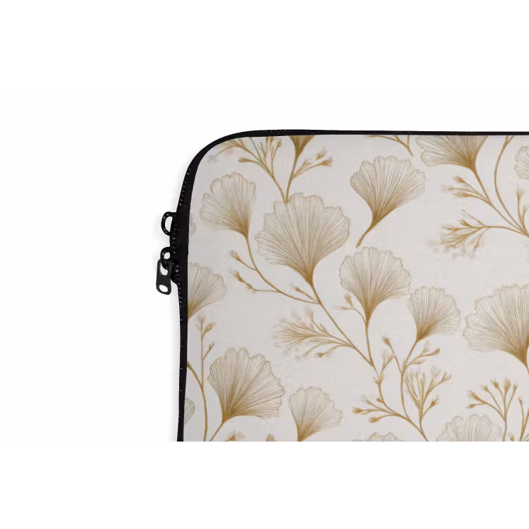 Laptophoes - Ginkgo - Takken - Goud — 6