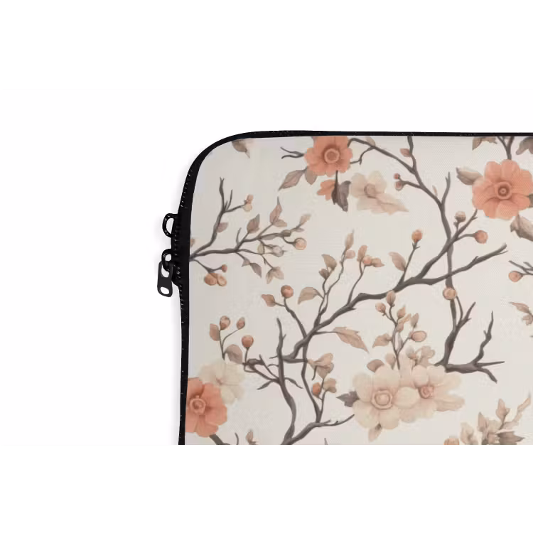 Laptophoes - Kersenbloesem - Mus - Roze — 6