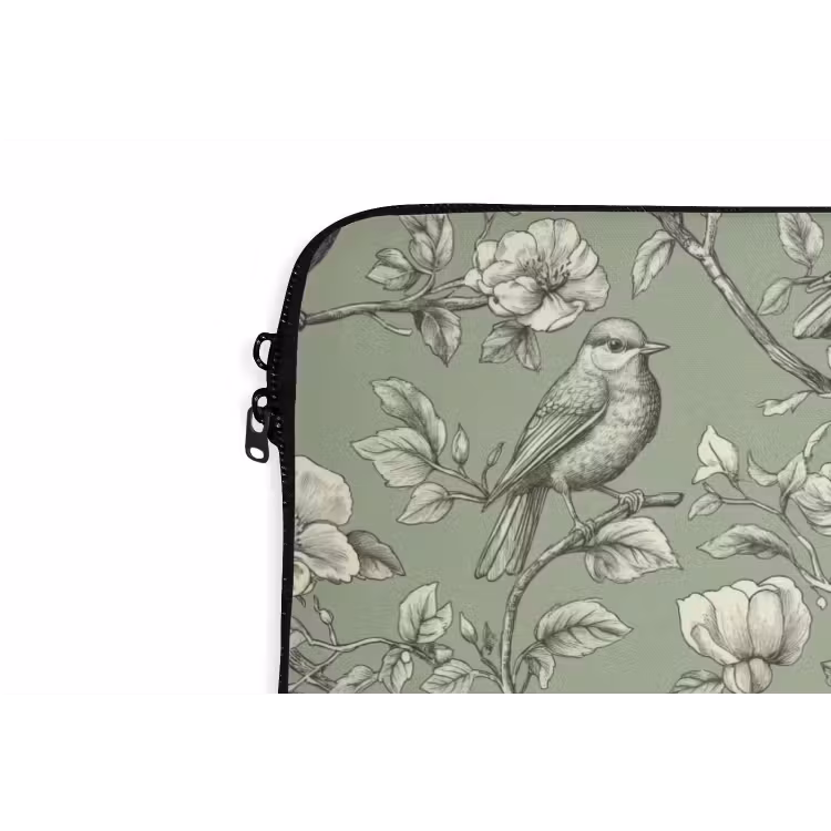 Laptophoes - Klassiek - Botanisch - Groen — 6