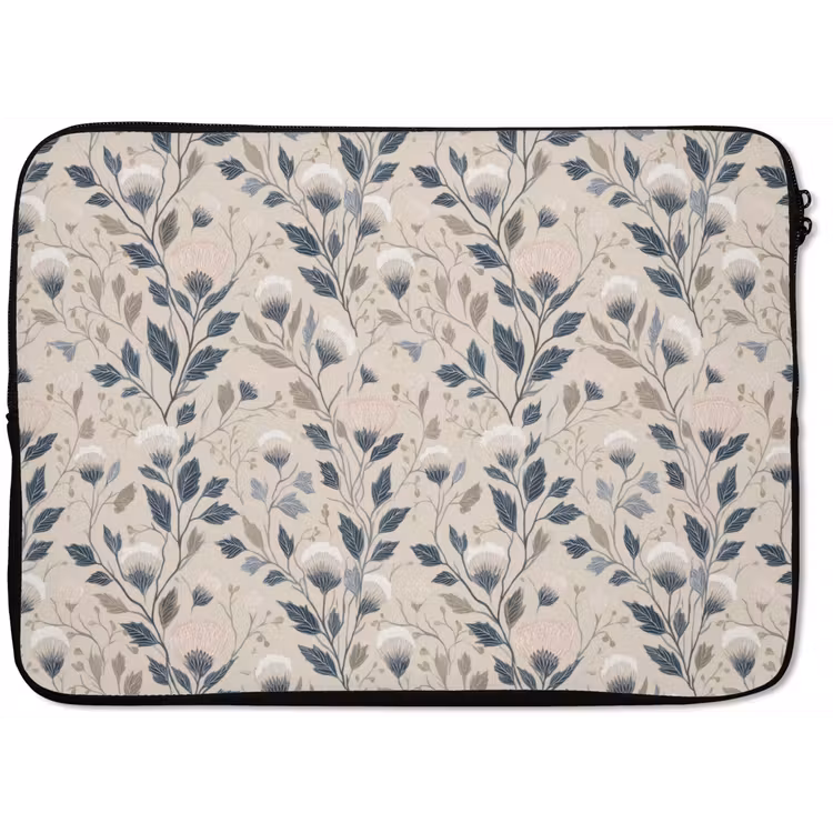 Laptophoes - Klassiek - Botanisch - Kleurrijk — 1