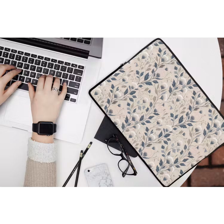 Laptophoes - Klassiek - Botanisch - Kleurrijk — 3