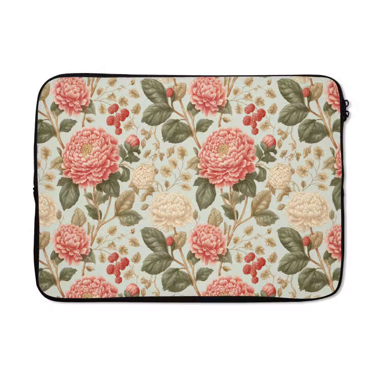 Laptophoes - Klassiek - Botanisch - Veelkleurig — 5